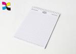 A5 100 Sheets Black Cover Spiral Binding Notebook CMYK / Pantone Printing