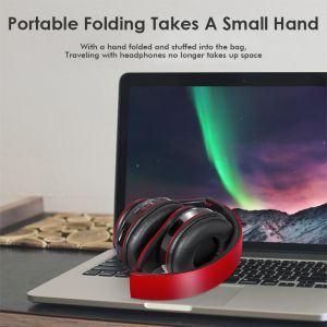 Wireless Headphones Bluetooth Earphone Foldable Adjustable Handsfree Headset