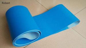 China Blue Color Polyurethane Conveyor Belt , TPU Custom Conveyor Belts Food Grade factory