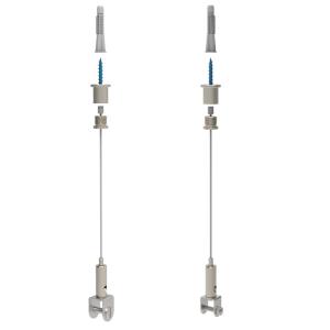 China Metal Ceiling Systems Wall Bracket Cable Gripper Hold For Ceiling Baffles Fixtures factory