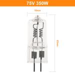 75V 350W Glass Quartz Halogen Bulb High Temperature Special Halogen Lamp