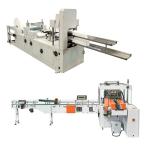 Twofold Layer Tissue Paper Napkin Machine , 7.5KW Industrial Paper Folding