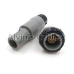 Compatible PAG LEMO Plastic Electrical Connectors 7 Pin For Medical Industry