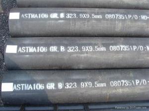 China Steel Astm A106 Seamless Pipe High Temperature 1.65mm Thickness factory