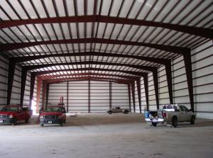 China Folding Prefab Steel Structures Fire Proof Warehouse Hop Dip Galvanized Surface factory
