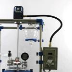 Electric Jacketed Borosilicate Glass Reactor Food Grade Intelligent Temperature