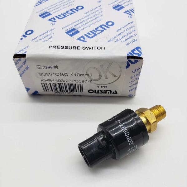 OUSIMA KHR1493 20PS597-7 Pressure Switch Sensor For Sumitomo Excavator SH200A2