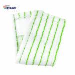 5x18 Inch Industrial Microfiber Dust Mop Green Stripes European Style Pockets