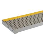 Green Fiberglass Grating Panels , Plastic Walkway Grating Customized Size