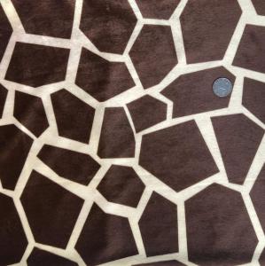 China 100% polyester printed animals extra soft velboa fabric used for toys/sofa/clothing/car/home textile/cushion factory