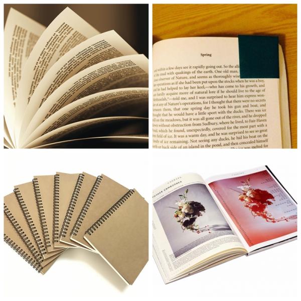 high bulk book paper 60 Gsm High Bulk Book Paper Creamy Uncoated Paper Novel Paper