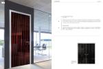 china melamine faced MDF aluminum frame apartment apartment main door