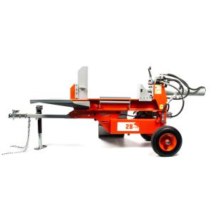 China Wooden Bracket Acceptable OEM Horizontal 28T Log Wood Splitting Machine for Household factory