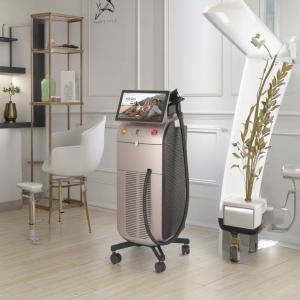 China 755 808 1064nm Diode Hair Removal Laser Machine , Ice Titanium Laser Hair Equipment factory