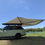 Retractable Folding Car Camping Awning Car Shade Canopy Freestanding 270 Degree