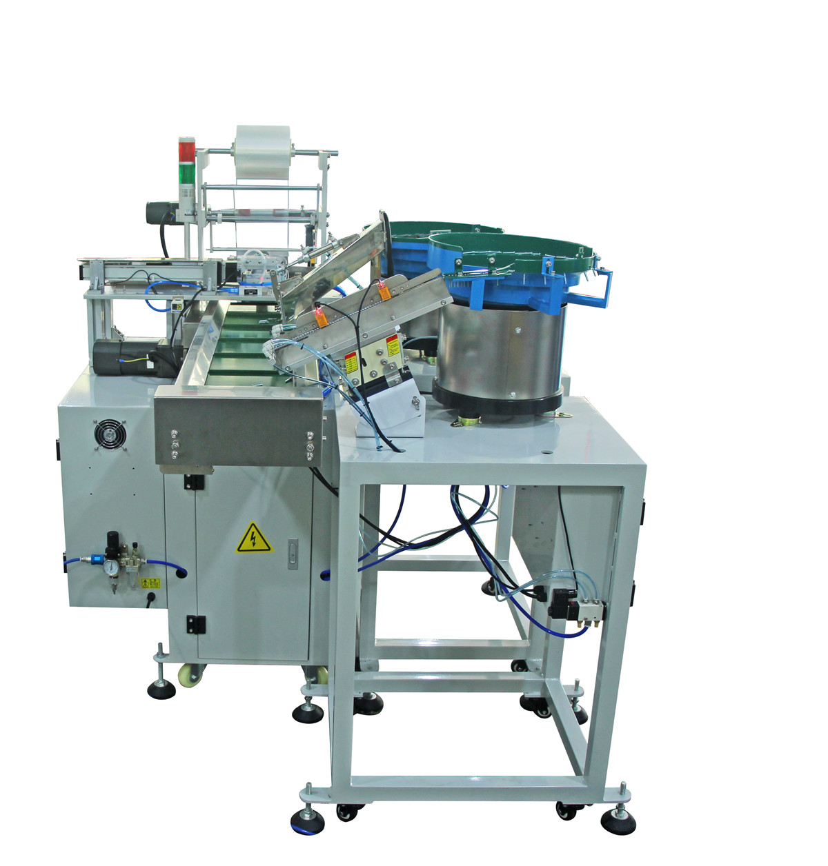 Automatic Screw Spare Part Counting Packaging Machine With Two Vibration Bowl Conveyor Hardware Packing Machine Feeder