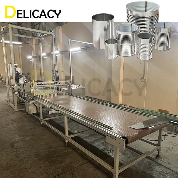 China Efficiency Automated Palletizing System For Tin Can Manufacturing factory