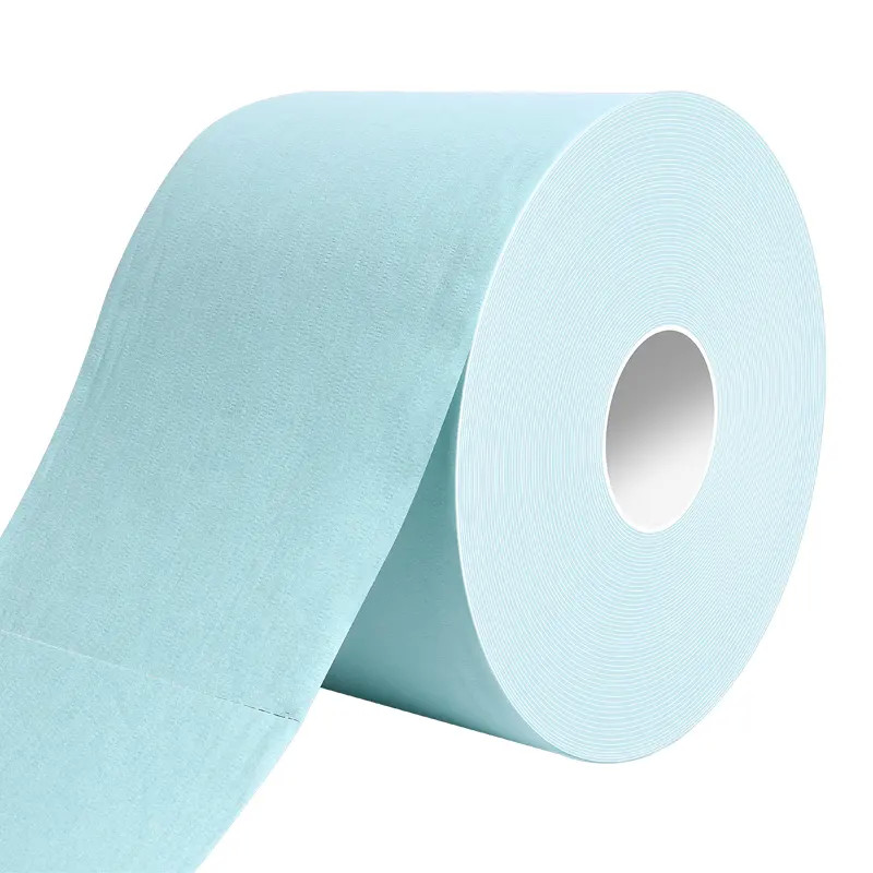 Blue Industrial Cleaning Wipes Perfect for Heavy Duty Jobs Pattern Customized Item Weight 60-125gsm