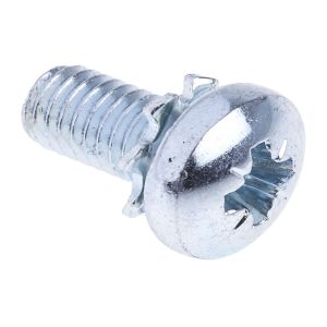 M5 B7 Carbon Steel Grade 4.8 Cross Recessed Pan Head Screw Assembled With Washer