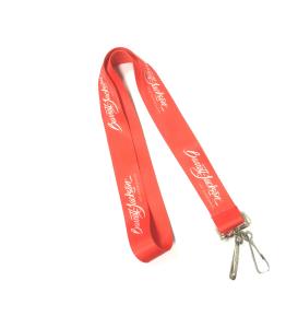 China Swivel J Hook Dye Sublimation Name Badge Neck Straps With Heart Transfer factory