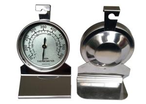 China Stainless Steel Glass Lens Hanging Oven Thermometer No Need Battery factory