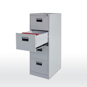 Office Furniture Vertical Steel H1331mm Four Drawer Filing Cabinet