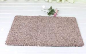 China Cotton door mat Water-absorbing floor mat Dustproof door mat Anti slip TPR backing factory