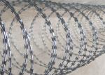 500mm Coil Diameter BTO-22 Galvanized Razor concertina Wire