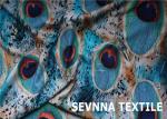 Knitted Half Dull Recycled Swimwear Fabric Polyester Lycra Transfer Print
