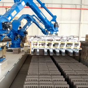 China CE / ISO Robot Stacking Clay Brick Maker Machine With Fully Automation System on sale