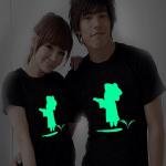 fashional design forever love couple t-shirt/cotton t-shirt/ custom t-shirt