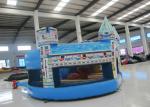 0.55mm Pvc Tarpaulin Kids Inflatable Castle Bounce House 5 X 5 X 3m For Water