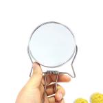 Cute Travel Vanity Cosmetic Square Pocked Table Desktop Makeup Top Mirror