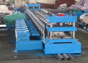 China W Beam 3 Wave Highway Guardrail Forming Machine / Rolling Forming Making Machine factory