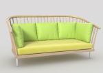 High Back Rope Waterproof Fabric Corner Sofa Garden Furniture