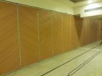 Ballroom Wooden Sliding Acoustical Hotel Partition Walls With Single / Double