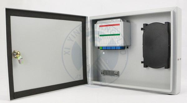 Mini Outdoor IP65 Cold rolled steel(SPCC) Wall Mounted Fiber Optic Distribution