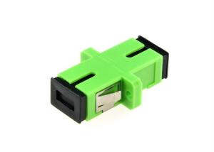 China FTTH Fiber Optic Adapter SC / APC Simplex Flange Fiber Coupler RoHS Compliant factory