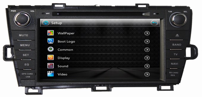 Ouchuangbo Car Radio GPS DVD Nav Multimedia Kit for Toyota Prius 2009-2013 (Right) OCB-8004RA