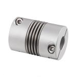 Aluminium Steel Bellows Shaft Coupling Clamping Motor For Indexing Step Motor
