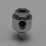 Polishing, painting stainless steel cnc machining adapter fitting Trike Bike