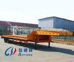 Low Bed Semi Trailer 2 Axle 3 Axle 4 Axle Lowboy 13000*3000*1100 mm Gooseneck