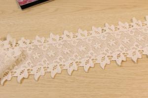 China 4 Inch Guipure Lace Trims Double Edged Scalloped Multifeatured factory