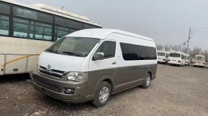 China Japanese Used Buses Toyota Hiace 15 Seats Second Luxury Minibus Oil Front Engine Charger Plug factory