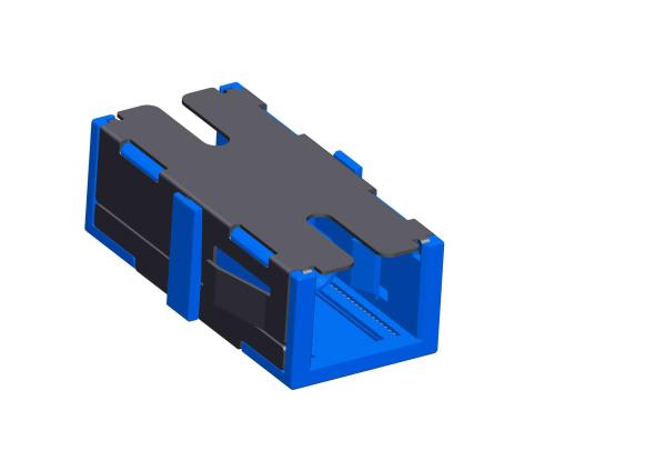 Ceramic Sleeve Fiber Optic Adapter With Shutter Standard IEC Size Low Insertion