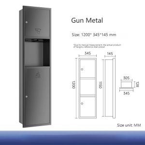 Stainless Steel Recessed Paper Towel Dispenser Automatic Induction Customizable