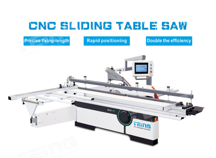 Horizontal Style CNC Sliding Table Saw for Precision Cutting CE ISO Numerical Control