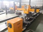 Anti Collision Fiber Laser Pipe Cutting Machine , Automatic Tube Cutter