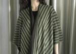 Professional Acrylic Knit Scarf / Stripe Beautiful Shawls And Wraps