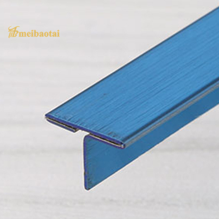 10FT Length Stainless Steel Decorative Trim Rose Gold Blue PVD Color Coating